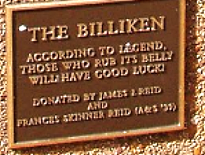 RareVintage BELLIKEN 28"h x 16.5"w x 18"d GOOD LUCK BIG CONCRETE STATUE FREESHIP