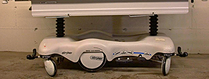 STRYKER 721 BIG WHEEL PAD GLIDEAW HOSPITAL EMERGENCY GURNEY BED STRETCHER OXYGEN