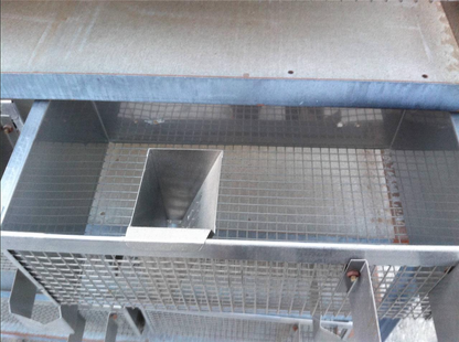 WAHMANN ACME STAINLESS 10 ANIMAL BIRD GAME CAGE HUNT RACK VETERINARY LAB 17x10x7