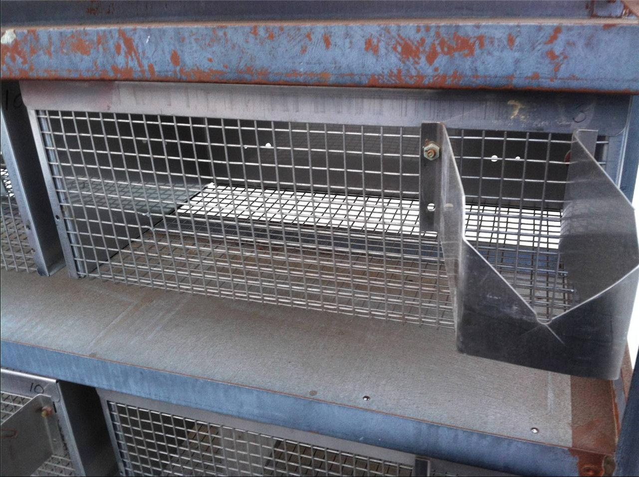 WAHMANN ACME STAINLESS 10 ANIMAL BIRD GAME CAGE HUNT RACK VETERINARY LAB 17x10x7