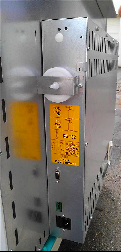 HERA CELL 240 CO2 INCUBATOR by HERAEUS with COPPER TRAYS on Wheels Cart