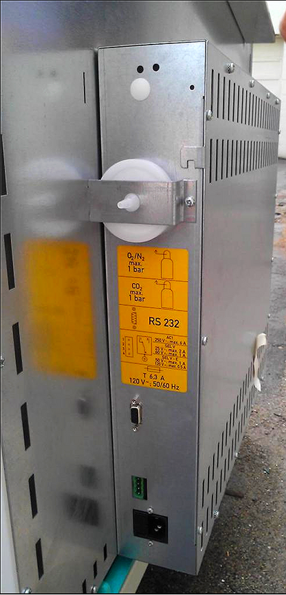 HERA CELL 240 CO2 INCUBATOR by HERAEUS with COPPER TRAYS on Wheels Cart