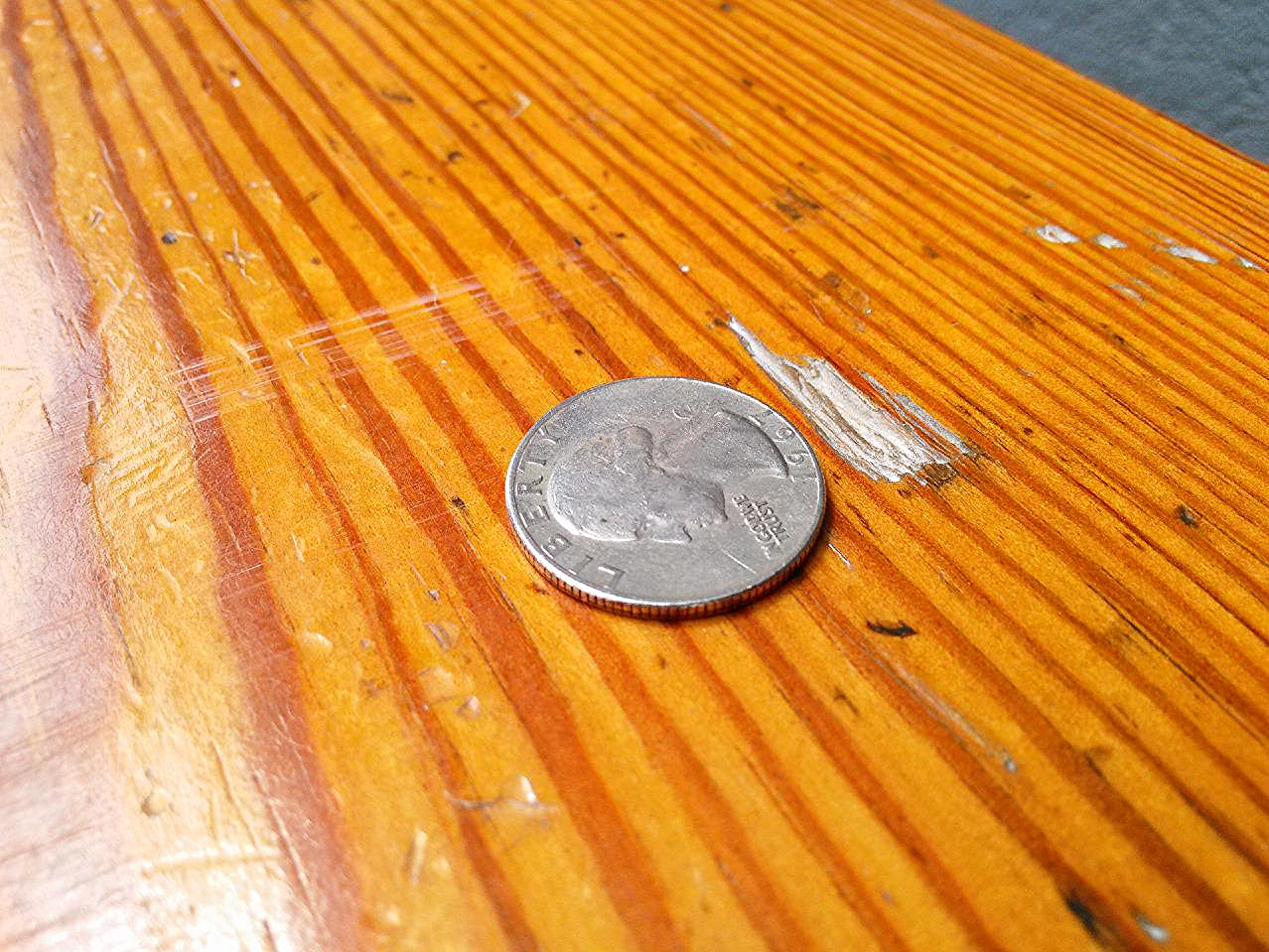 RARE VINTAGE SOLID WOOD LOCKER ROOM BENCH 142" l x 7" d x 17" h from the 60's