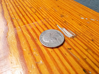 RARE VINTAGE SOLID WOOD LOCKER ROOM BENCH 142" l x 7" d x 17" h from the 60's