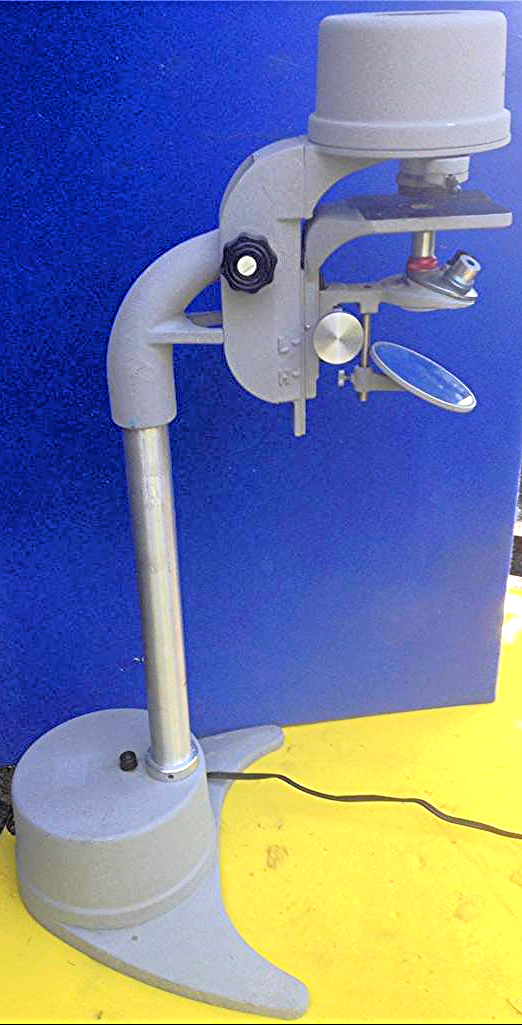 RARE BAUSCH & LOMB PROJECTION 42-63-59 INVERTED MICROSCOPE & STAND FREE SHIPPING