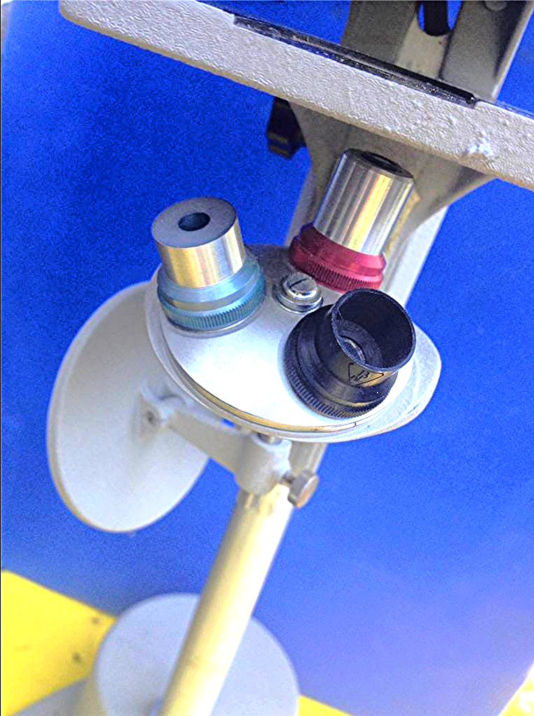 RARE BAUSCH & LOMB PROJECTION 42-63-59 INVERTED MICROSCOPE & STAND FREE SHIPPING