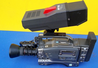 JVC MINI DV GY-DV550 POWER MACRO ZOOM LENS & TELEPROMPTER VIEWFINDER FREE SHIP