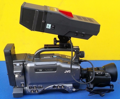 JVC MINI DV GY-DV550 POWER MACRO ZOOM LENS & TELEPROMPTER VIEWFINDER FREE SHIP