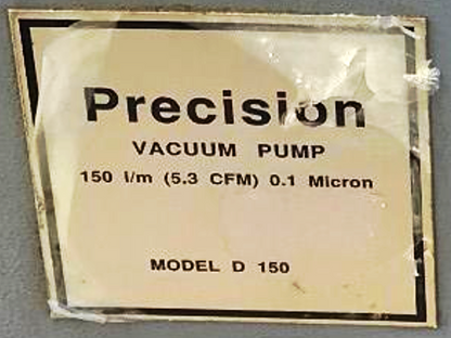 PRECISION SCIENTIFIC MODEL D 150 ROTARY VANE VACUUM PUMP WATCH VIDEO FREE SHIP
