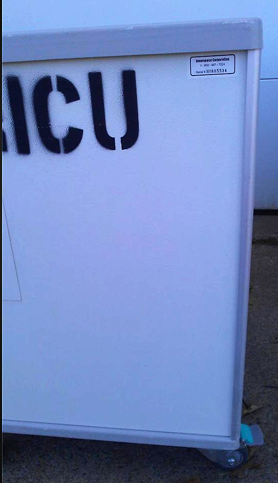 INNERSPACE STANLEY 7000 SERIES HARMONY MEDICAL LABORATORY CART DRAWER ON CASTERS