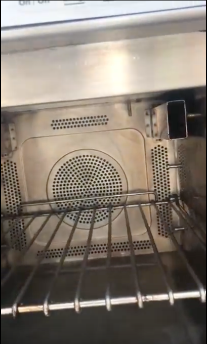 AMANA ACE14 2700W CONVECTION MICROWAVE HEAVY VOLUME COMMERCIAL OVEN WATCH VIDEO