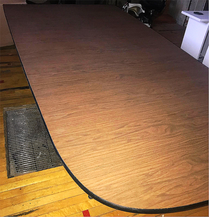 UNIQUE HERMAN MILLER CONFERENCE TABLE ORIGINAL LEGS 8 feet 11"i x 54"i FREESHIP