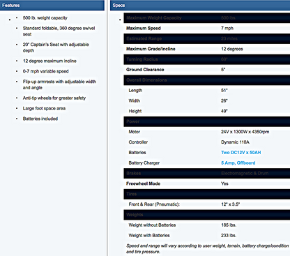 4Wheel ACTIVE CARE MOBILITY SCOOTER PROWLER 3410 Power Supply Manual WATCH VIDEO