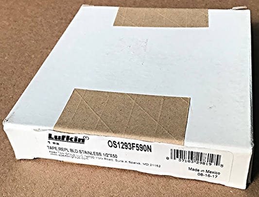 LUFKIN OS1293F590N REPLACEMENT BLADE TAPE OIL GAG.1/2" Chrome Clad® FREE SHIP