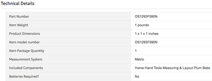 LUFKIN OS1293F590N REPLACEMENT BLADE TAPE OIL GAG.1/2" Chrome Clad® FREE SHIP