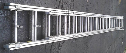 HUGE ALUMINUM 60' FEET TALL TELESCOPIC LADDER byMetallic Ladder MfgCorp FREESHIP