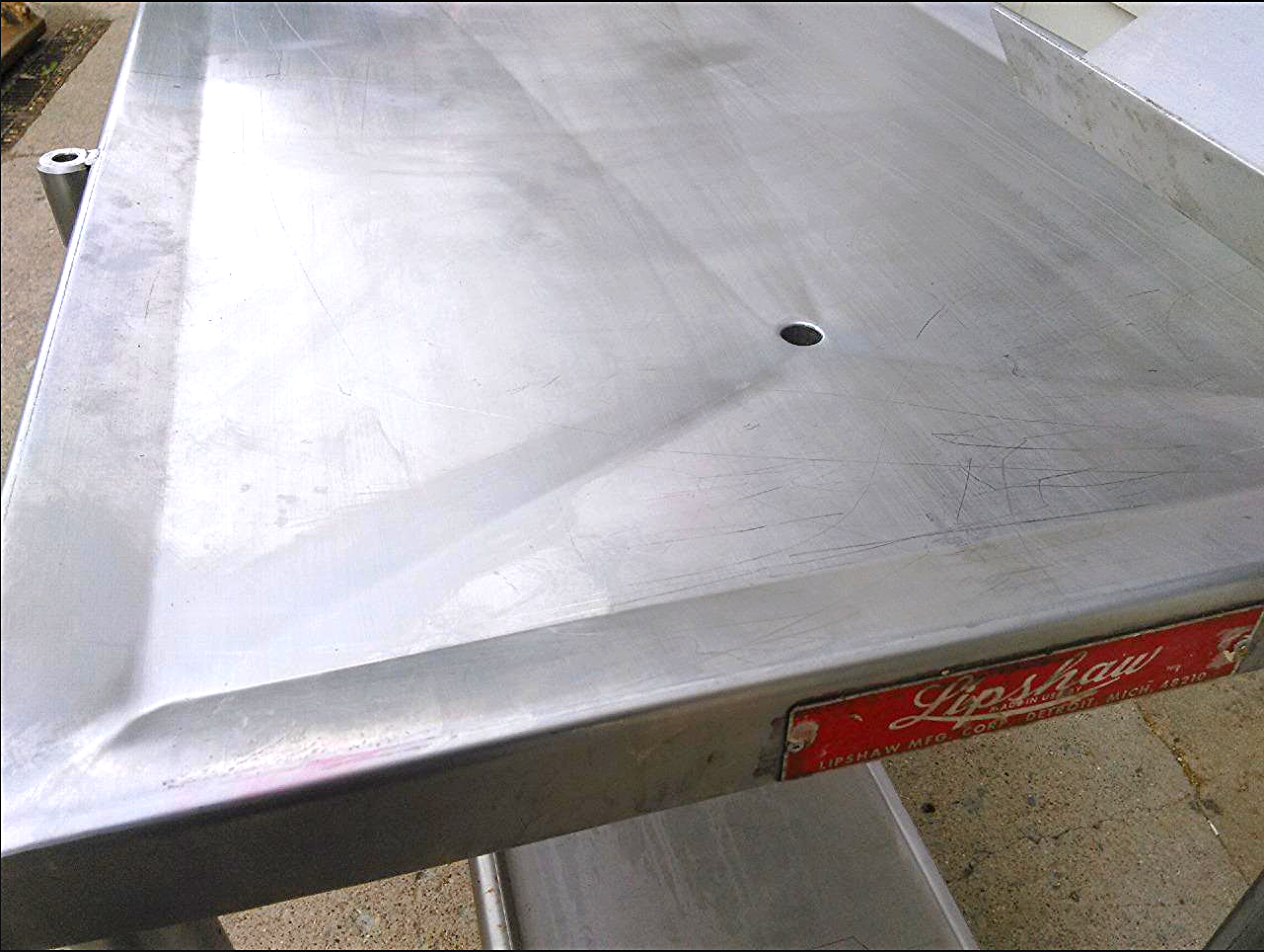 HEAVY DUTY STA STEEL HOSPITAL AUTOPSY GURNEY plus DRIP & 2 TRAY MORGUE FREE SHIP