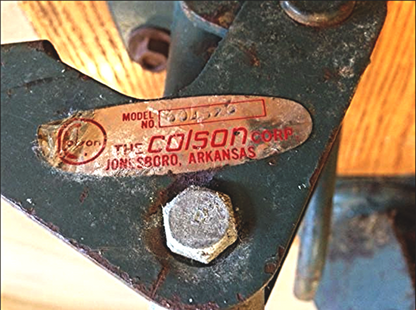 RARE COLSON INDUSTRIAL DESIGN OAK CART COFFEE TABLE 66x32x11 FOUR PHENOLIC WHEEL