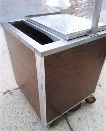 PRECISION BLU-2-BU STEAM MEAT CARVING STATION & MERCO PRODUCTS B 105 A HEAT LAMP