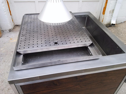 PRECISION BLU-2-BU STEAM MEAT CARVING STATION & MERCO PRODUCTS B 105 A HEAT LAMP