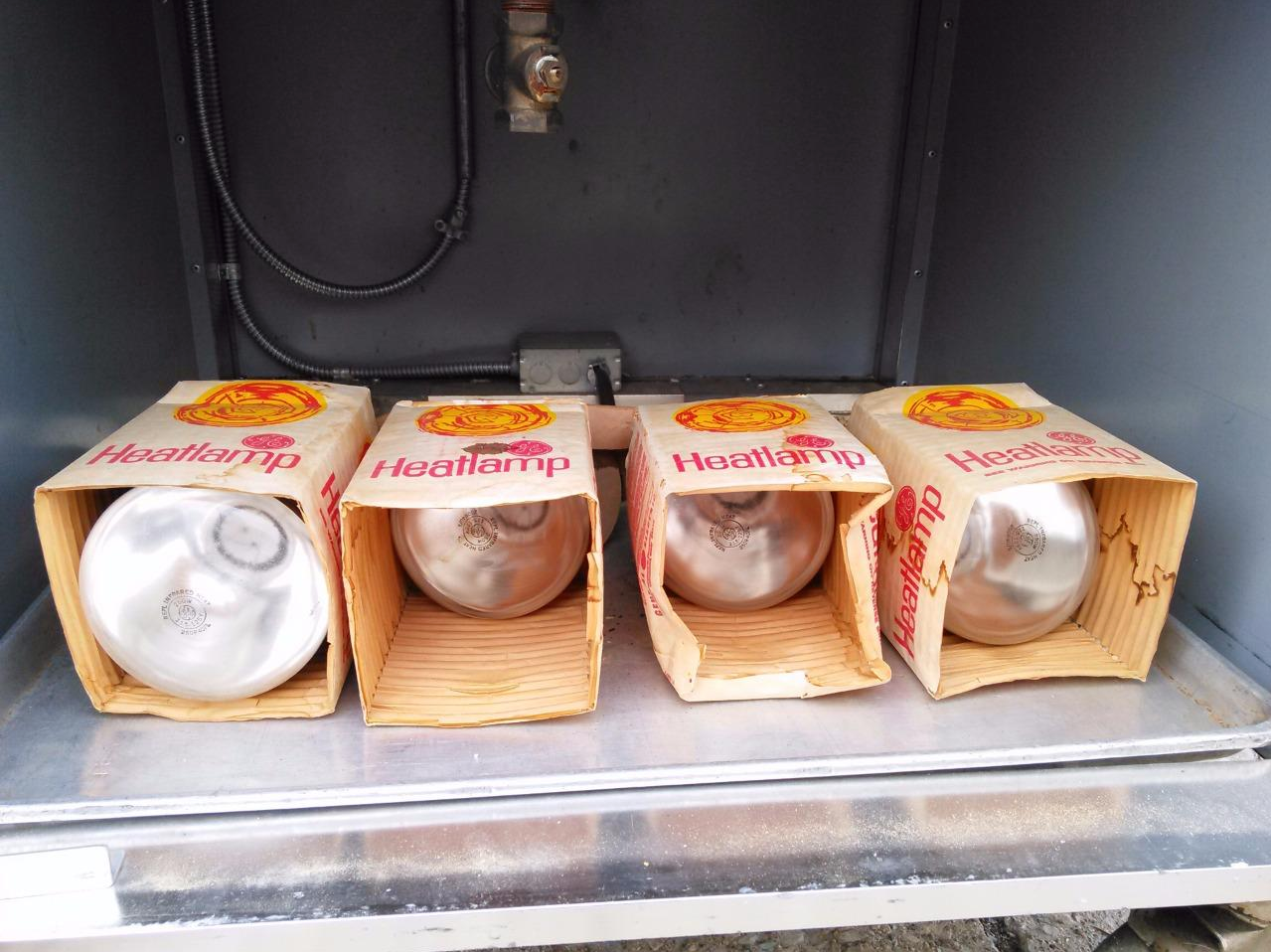 PRECISION BLU-2-BU STEAM MEAT CARVING STATION & MERCO PRODUCTS B 105 A HEAT LAMP