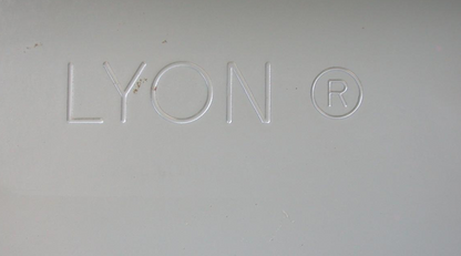 INDUSTRIAL DESIGN LYON HEAVY DUTY METAL CABINET 14 DRAWERS 7ft H x 36" W x 26" D