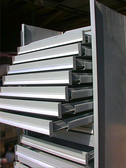 INDUSTRIAL DESIGN LYON HEAVY DUTY METAL CABINET 14 DRAWERS 7ft H x 36" W x 26" D