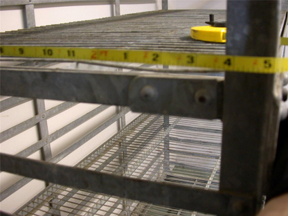 RARE INDUSTRIAL VINTAGE GALVANIZED STEAMPUNK BAKER RACK CART 3 SHELVES on Wheels