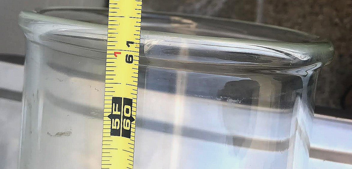 PYREX CORNING 60"x6"INCH ACID-WASTE  DRAINLINE with2 STOPCOCK LAB GLASS FREESHIP