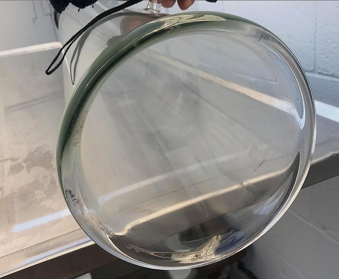 PYREX CORNING 60"x6"INCH ACID-WASTE  DRAINLINE with2 STOPCOCK LAB GLASS FREESHIP