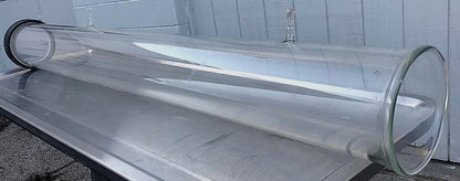 PYREX CORNING 60"x6"INCH ACID-WASTE  DRAINLINE with2 STOPCOCK LAB GLASS FREESHIP