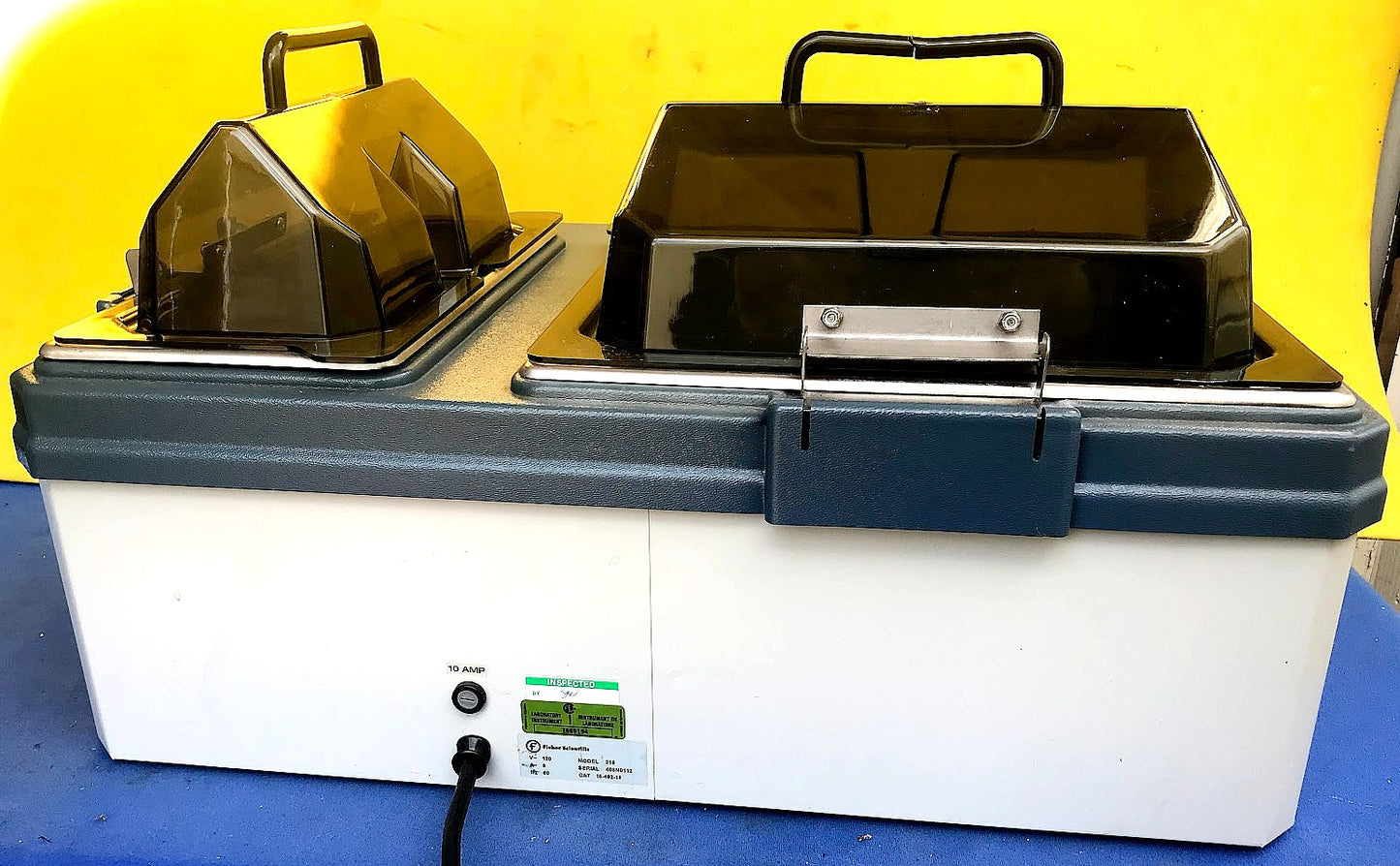 FISHER ISOTEMP 215 DUAL CHAMBER DIGITAL WATER BATH PERFECT WATCH VIDEO FREE SHIP