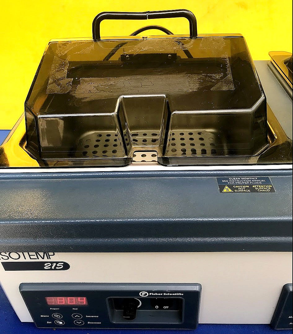 FISHER ISOTEMP 215 DUAL CHAMBER DIGITAL WATER BATH PERFECT WATCH VIDEO FREE SHIP