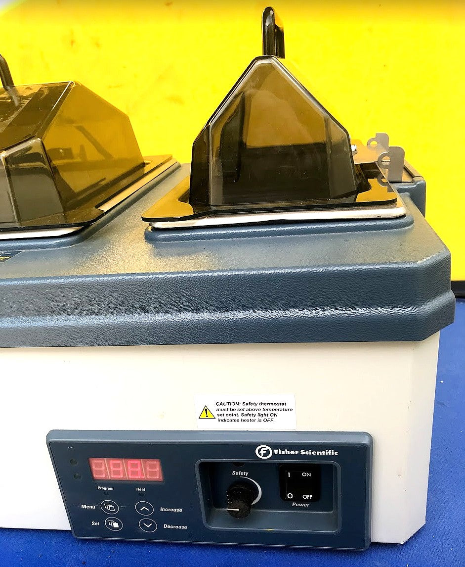 FISHER ISOTEMP 215 DUAL CHAMBER DIGITAL WATER BATH PERFECT WATCH VIDEO FREE SHIP