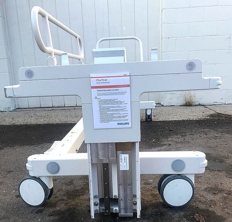 PHILIPS FLEX TRAK NON MAGNETIC MRI TROLLEY HOSPITAL GURNEY FLEX  HILO WATCHVIDEO