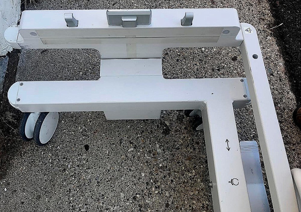 PHILIPS FLEX TRAK NON MAGNETIC MRI TROLLEY HOSPITAL GURNEY FLEX  HILO WATCHVIDEO