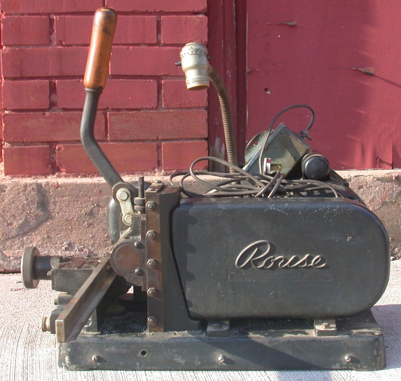 RARE ELECTRIC ROUSE VERTICAL ROTARY MITERER