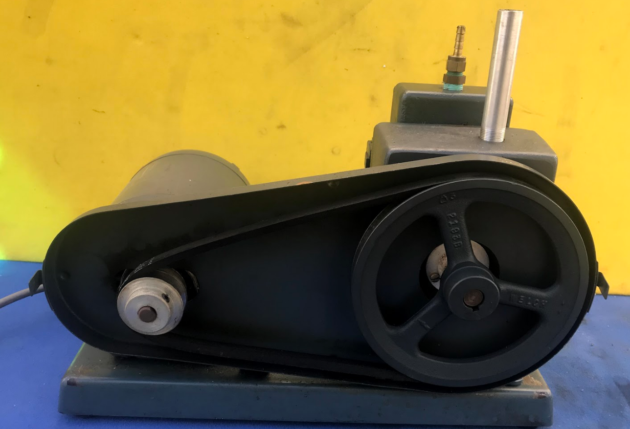 DUO-SEAL BELT DRIVE ROTARY VANE DUO SEAL MODEL 1400 VACUUM PUMP WATCH VIDEO