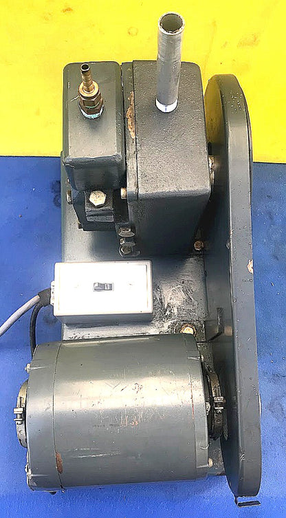 DUO-SEAL BELT DRIVE ROTARY VANE DUO SEAL MODEL 1400 VACUUM PUMP WATCH VIDEO