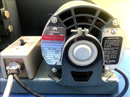 DUO-SEAL BELT DRIVE ROTARY VANE DUO SEAL MODEL 1400 VACUUM PUMP WATCH VIDEO