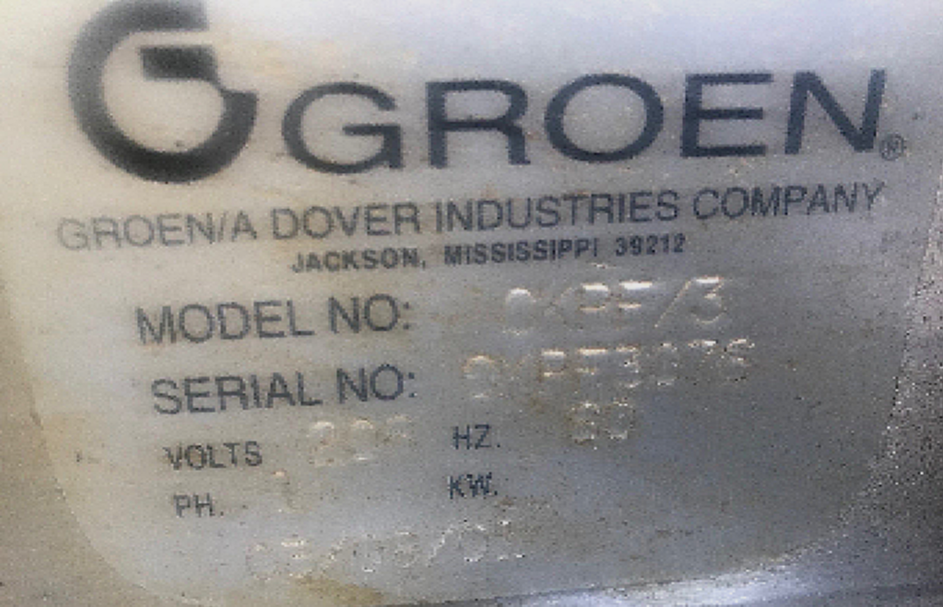 GROEN MODEL CKPF/3 MOBILE PUMP FILL STATION KITCHEN WATCH VIDEO FREE BUSINE SHIP