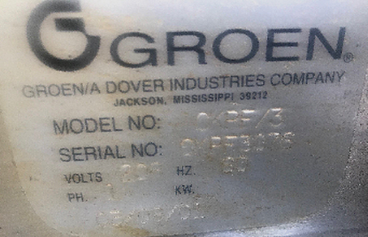 GROEN MODEL CKPF/3 MOBILE PUMP FILL STATION KITCHEN WATCH VIDEO FREE BUSINE SHIP