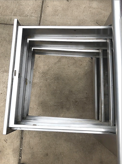 MADEINUSA VINTAGE 1959 HEAVY GAUGE STAINLESS 60x36x32 ISLAND +3DRAWERS FREE SHIP