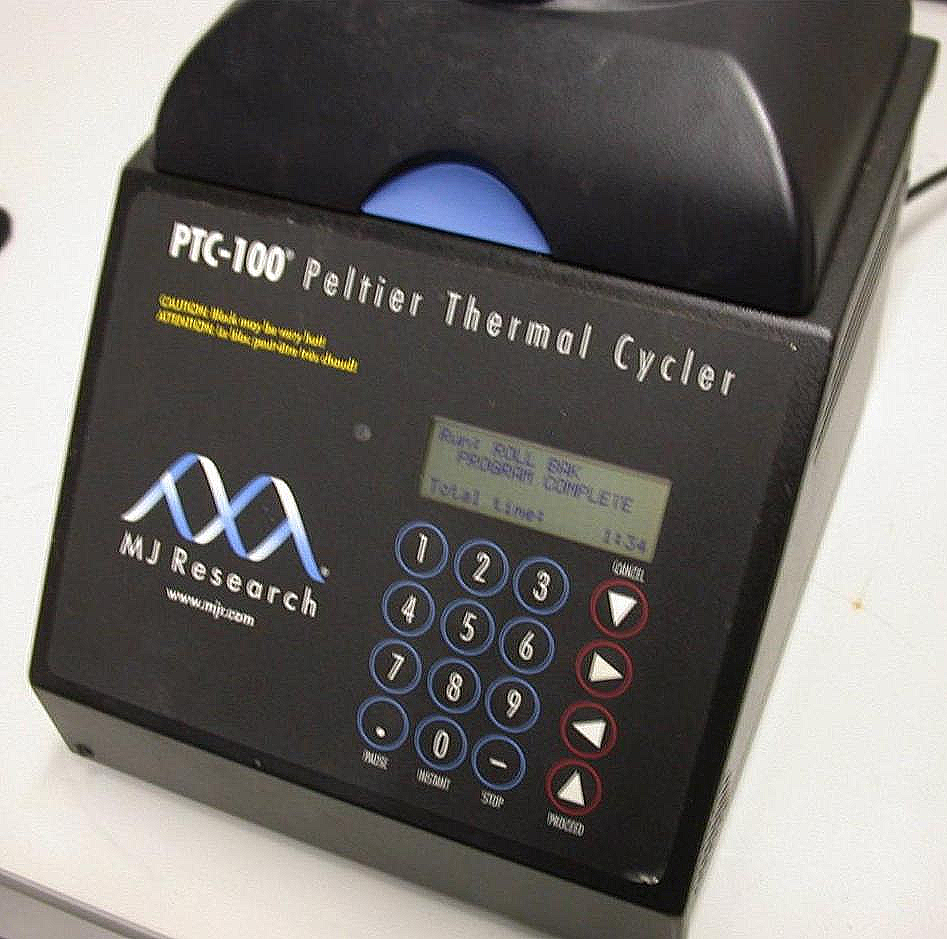 PTC-100 PELTIER PROGRAMMABLE THERMAL CYCLER 96-WELL & HOT BONNET LID WATCH VIDEO