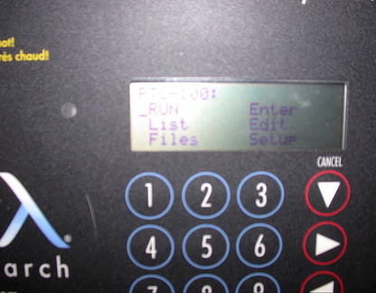 PTC-100 PELTIER PROGRAMMABLE THERMAL CONTROLLER CYCLER 96-WELL & HOT BONNET LID