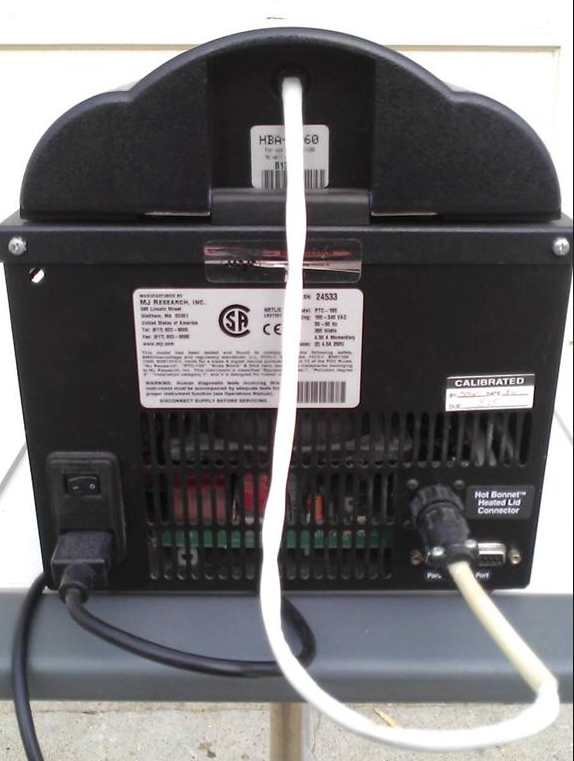 PTC-100 PELTIER PROGRAMMABLE THERMAL CONTROLLER CYCLER 96-WELL & HOT BONNET LID