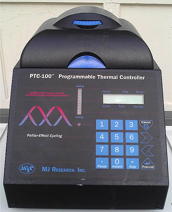 PTC-100 PELTIER PROGRAMMABLE THERMAL CYCLER 96-WELL & HOT BONNET LID WATCH VIDEO