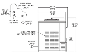 COUNTER TOP AIR COLLED TAYLOR 161 COMPACT SOFT SERVE TWIN TWIST FREEZER FREESHIP