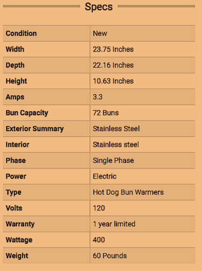 BRAND NEW APW WYOTT BW-31 BUNN WARMER & MANUAL FREE CONTINENTAL USA SHIPPING
