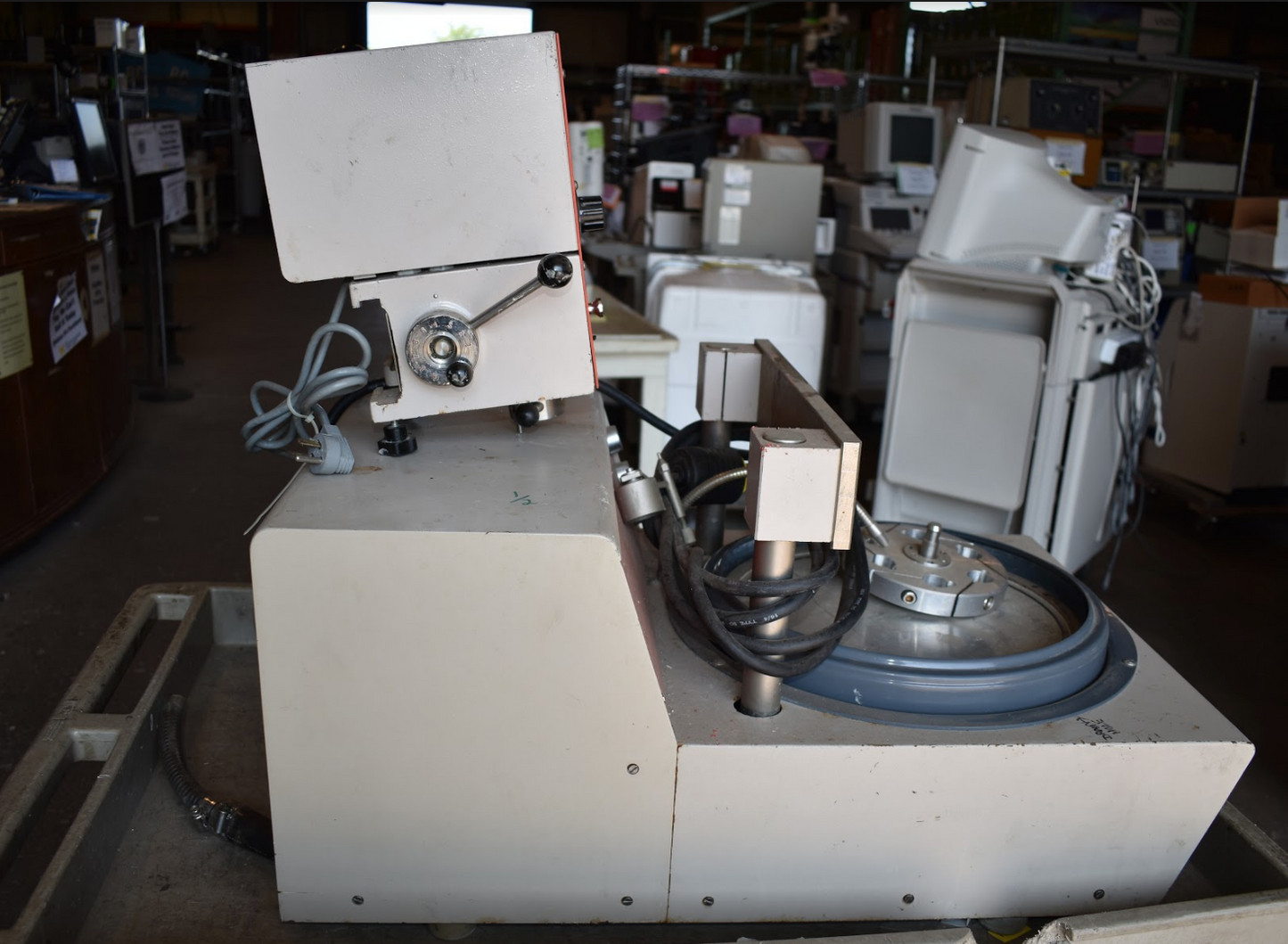 STRUERS 3PHASE PLANOPOL2 PEDEMAX2 POWERHEAD POLISHER GRINDER LAPPING WATCHVIDEO